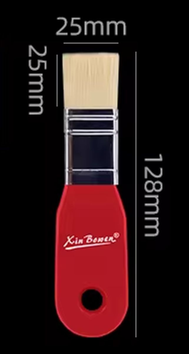 Sırlama Fırçası Düz Ağızlı