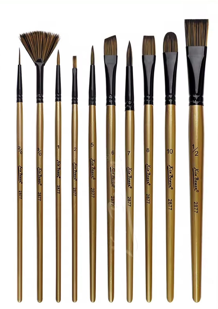 Sırlama Fırçası 10 lu set