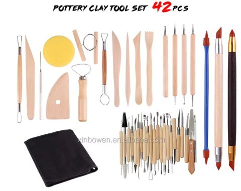Modelaj ve seramik Başlangıç Seti aletleri 42 li set