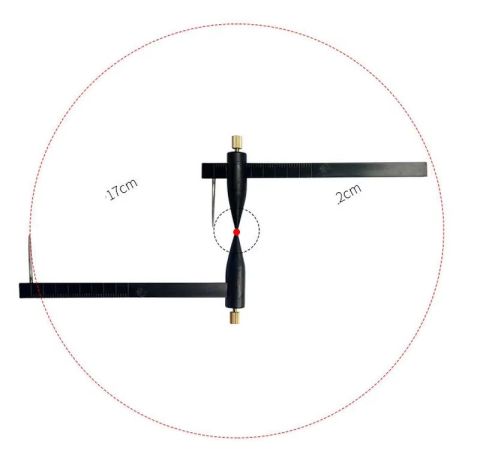 Pergel Yarı Çap:17cm.