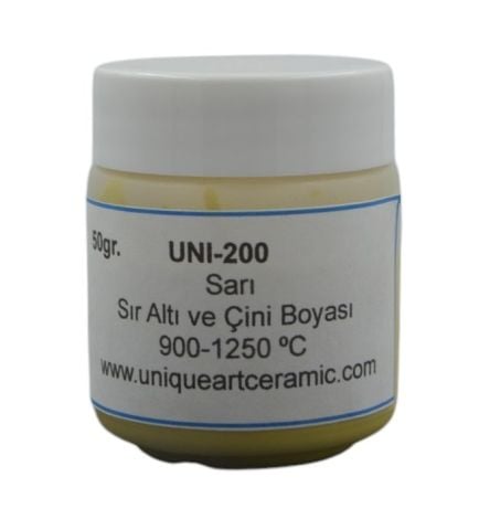 UNI 200 Sarı Sıraltı ve Çini Boyası