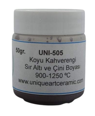 UNI 505 Koyu Kahverengi Sıraltı ve Çini Boyası