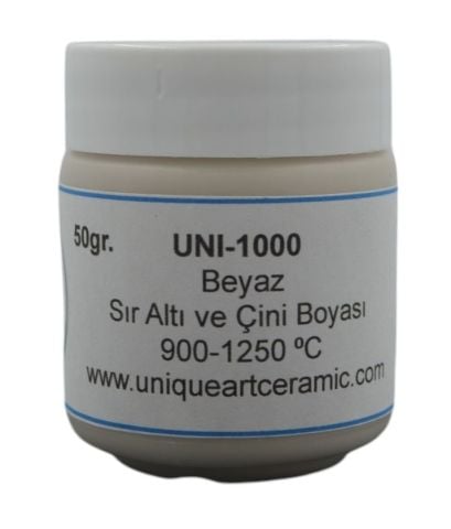 UNI 1000 Beyaz Sır Altı ve Çini Boyası